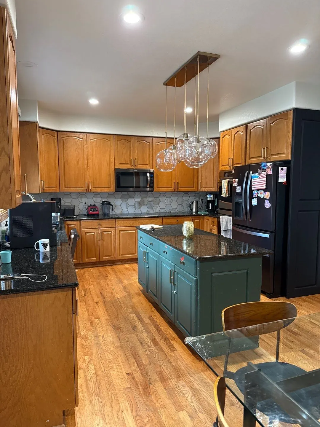 Littleton kitchen cabinets before repainting